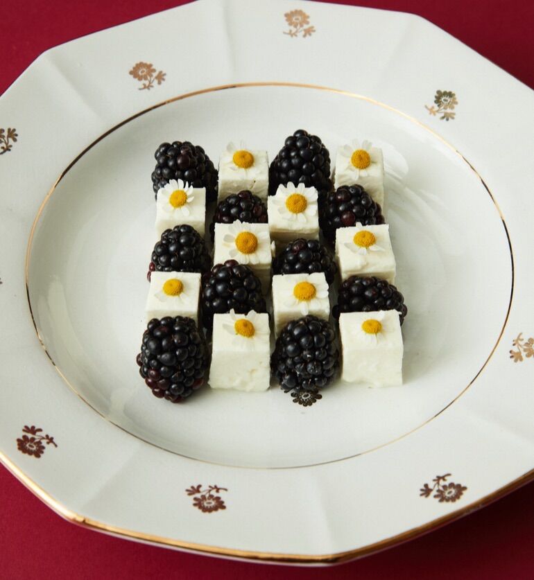 Assiette creuse vintage Blanc-doré