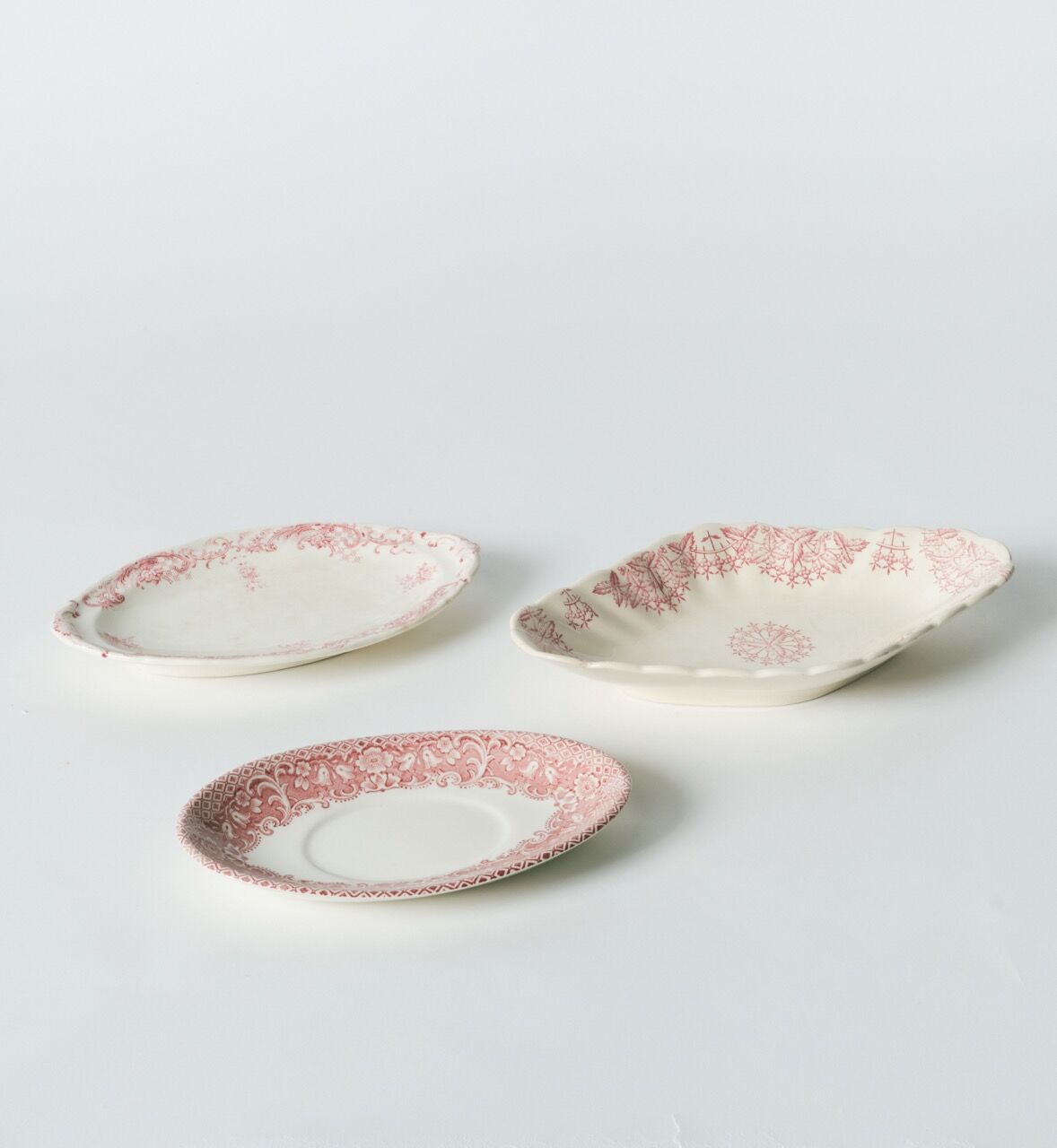 Ravier vintage Rouge-rose