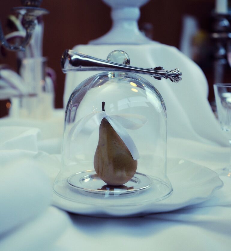 Globe en verre vintage petit format