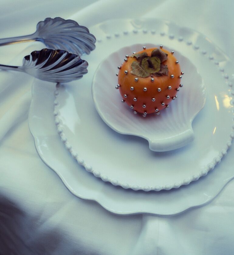 Assiette plate Perle Nacrée